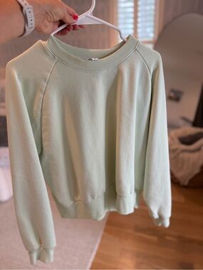 Athleta Women's Lightweight Crewneck Sweater - Pale Mint